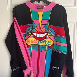 VintagePeter Max Neo Max Signature Collection Sweatshirt Guaranteed Authenticity